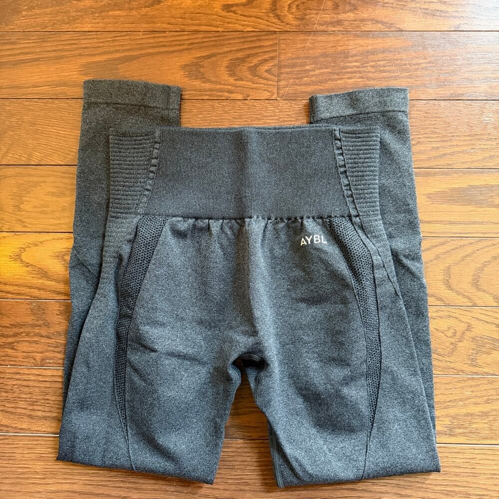 AYBL Women’s Charcoal Gray Leggings Size Medium NWOT